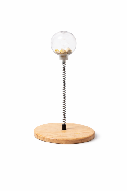 simple spring cat toy base design