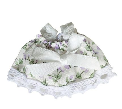 Purple floral hamster dress small pet outfit for guinea pig hamster breathable skirt