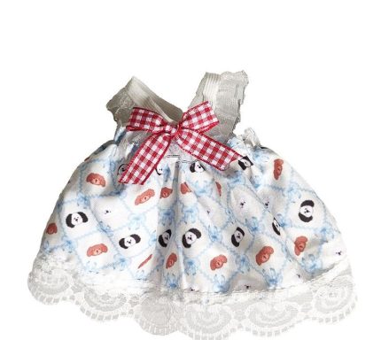 Penguin print hamster dress small pet skirt outfit for guinea pig hamster cute clothing
